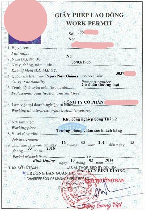Vietnam visa for Papua New Guinea citizens, Guinean passport holders